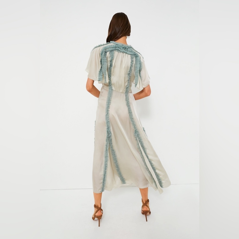 The GREAT Silver with Icy Blue The Dancehall Dress - Picture 4 of 12